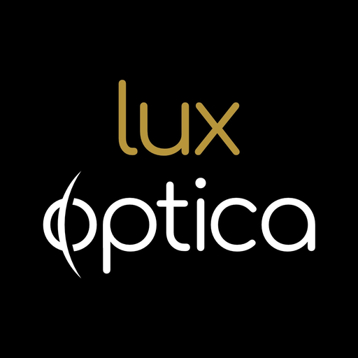 Logo firmy Lux Optica.